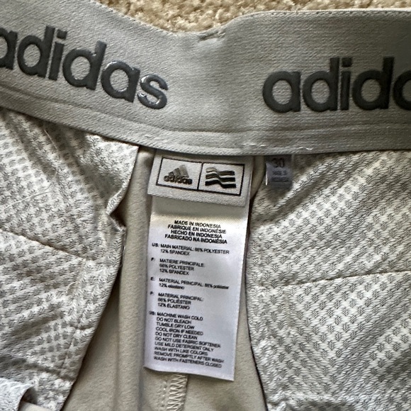 adidas Golf Shorts Ultimate 365 Crew Grey Men's 30 Golf Casual Back to School - Picture 3 of 5
